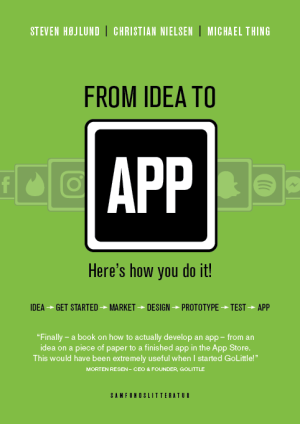 Bogcover til From idea to app