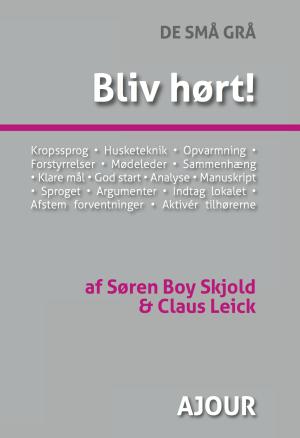 Bogcover til Bliv hørt!