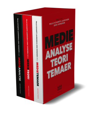 Bogcover til Medieanalyse, Medieteori og Medietemaer
