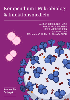 Bogcover til Kompendium i Mikrobiologi & Infektionsmedicin