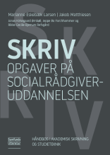Bogcover til Skriv opgaver på socialrådgiveruddannelsen