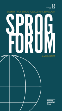 Bogcover til Sprogforum 68: Læringsrum