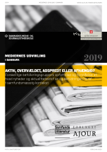 Bogcover til Rapportering om mediernes udvikling i Danmark