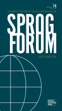 Bogcover til Sprogforum 74: Motivation