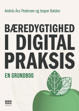 Bogcover til Bæredygtighed i digital praksis