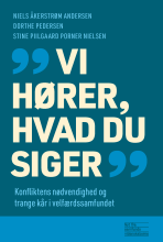 Bogcover til Vi hører, hvad du siger