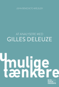 Bogcover til At analysere med Gilles Deleuze